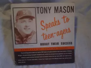 1967 TONY MASON MIGHIGAN WOLVERINES COACH-Speaks To Teenagers LP,#5000,rose bowl - Picture 1 of 6
