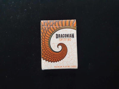 Draconian Spitfire Premium Deck of Playing Cards - LPCC NEW RARE DISCONTINUED - Image 1 of 4