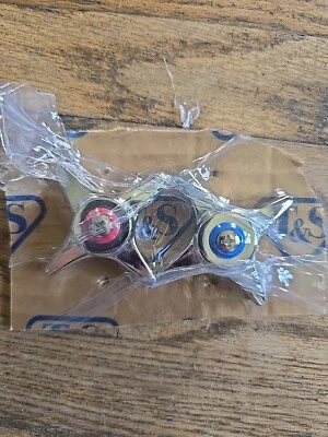 T&S Brass B-19K Four Arm Kitchen Handle Parts Kit HOT And Cold Handles - Image 1 of 2