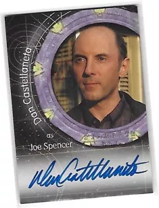 Stargate Season 8 - A76 Dan Castelleneta - Joe Spencer Autograph/Auto Card - Picture 1 of 3