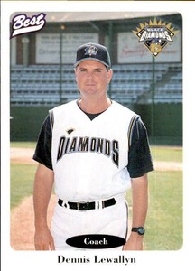 1996 Lethbridge Black Diamonds Best #2 Dennis Lewallyn Pitching Coach Card