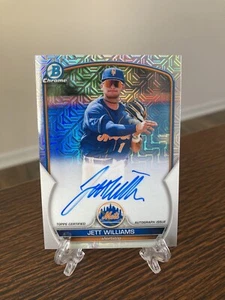 2023 Bowman Chrome Jett Williams Mojo Refractor Auto BMA-JW SP pre Rookie RC NM+ - Picture 1 of 3