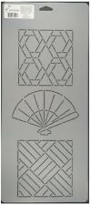Quilting Stencil 5" Sashiko Embroidery Pattern Quilt Templates Weave Designs