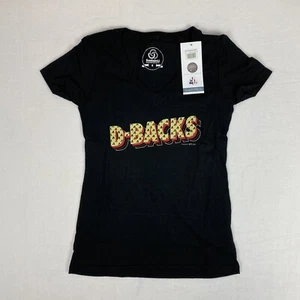 ARIZONA DIAMONDBACKS Women's SMALL T Shirt 100% Recycled Material MADE IN USA - Picture 1 of 7