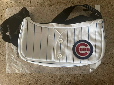 CHICAGO CUBS PINSTRIPE JERSEY PURSE MLB Fan Apparel TOTE by Pro.FAN.ity Cover