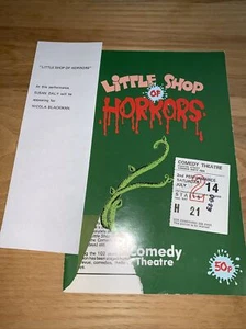 Little Shop of Horrors Theatre program London October 12, 1983 Ticket Stub! - Picture 1 of 20