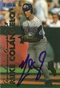 1999 Fleer MIKE COLANGELO Signed Card autograph ANGELS TEANECK, NJ - Picture 1 of 1