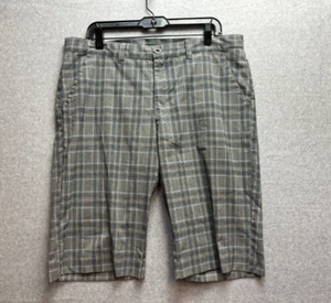 Heritage 1981 Mens Blue, gray, white Plaid Shorts Size 36 Made in the USA - Picture 1 of 5