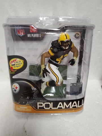 PITTSBURGH STEELERS TROY POLAMALU NFL SERIES29 ACTION FIGURE  THROWBACK  VARIANT Cover