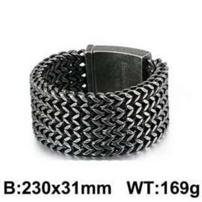 Стальной обочины цепочка браслет для женщин мужчин 12/18/30 мм Franco ссылка моды из нержавеющей стали - Изображение 1 из 4