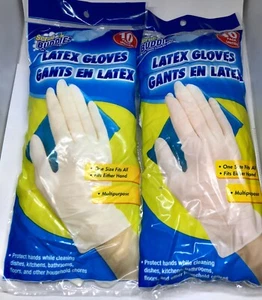Guantes de látex Scrub Buddies, paquete de 10 quilates 2 ideales para limpiar - Imagen 1 de 7