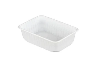 50 Verpackungsbecher 1l Becher 1000ml weiß 6,3 x 18,6 x 13,3 cm Gefrierdose - Bild 1 von 1