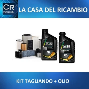 CUTTING KIT 3 FILTERS 4 LT FIAT PANDA OIL 0.9 TWINAIR NATURAL POWER SINCE 2012 - Picture 1 of 1