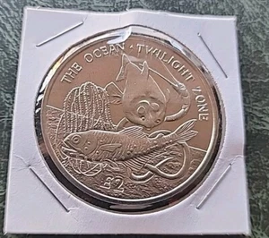 2016 SOUTH GEORGIA & THE SOUTH SANDWICH ISLANDS. 2 Pounds coin.Twilight Zone - Picture 1 of 2