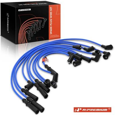 Juego de 10 cables de bujía para furgoneta Nissan Pathfinder 1987 1988 720 1985 1986 D21 Foto 1 de 4