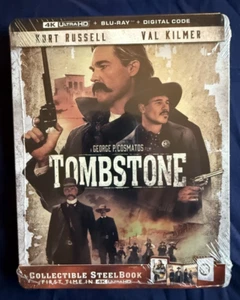 Tombstone 4K Steelbook (4K UHD + Blu-ray + Digital Code) - OUT OF PRINT!!! - Picture 1 of 2