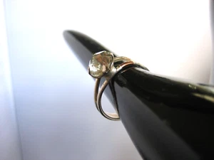 Vintage hand made metal ring (size 4 - 5) - Bild 1 von 4