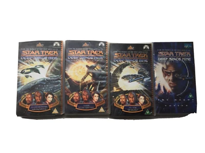 Star Trek Deep Space 9 Bundle Set VHS Tapes Vol 6/7.2/7.5/7.8 Videos vtd - Image 1 of 3