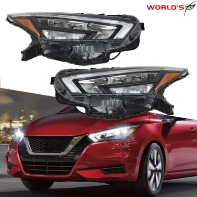 Conjunto de faros izquierdo+derecho para Nissan Versa S SR SV 2020-2021 tipo LED completo Foto 1 de 4