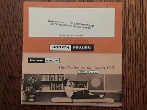 Vintage 1957 Harman Kardon fold out Brochure with prices.  Original - Picture 1 of 2