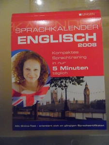 Vintage Buch Sprachkalender Englisch 2008 nur 5 Min. täglich - Bild 1 von 1