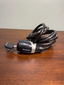 Schwinn Bicycle Cable Key Lock Steel Black Cable 67” Wrap - Picture 1 of 3