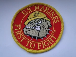 Aufnäher des US  Marines   First  to Fight  ca  8  cm - Bild 1 von 1