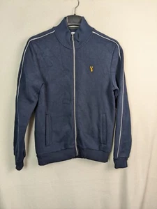 Next mens size Small full zip navy blue jacket with pockets - Picture 1 of 9