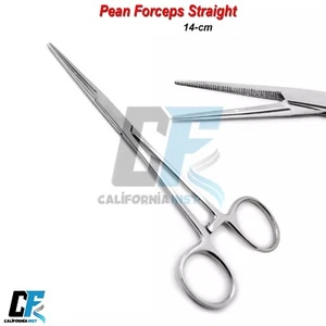 Chirurgische Erbsenpinzette gerade homöostatische Arterie Verriegelungsklemmen Laborinstrument  - Bild 1 von 4