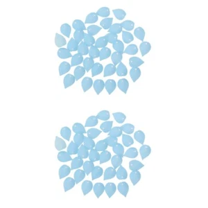 1120 pcs Acrylic Frosted Petals Plastic Leaf with Hole for Jewelry Making DIY - Picture 1 of 12