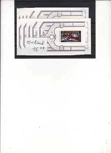 Bund BRD 1977 Block 15 ** postfrisch Michel  955  10 Stück "Weihnachten" - Bild 1 von 1