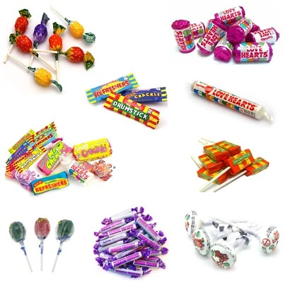 Top Marken Süßigkeiten Bonbons Lollypop Partytüte Geschenk Pinata Füller Halloween Ostern - Bild 1 von 4
