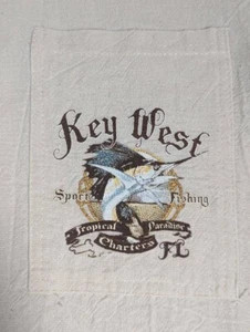 Cool Sportswear Key West Florida Button Front Shirt Men's Large Organic Cotton - Picture 1 of 7
