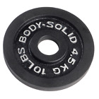 Body-Solid Cast Iron Olympic Single Weight Plate Free Weights, 10 lbs
