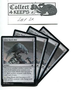 Magic MTG Modern Masters 2015 4x Glint Hawk Idol x4 Artifact Playset Unplayed - Picture 1 of 1