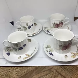 Juegos de 4 platillos para tazas de té Mikasa Belle Terre CAJ05 Máxima Fruit Excelente - Imagen 1 de 7