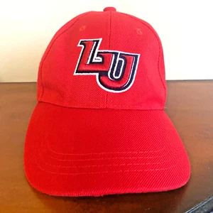 Cappello berretto ballo Liberty University tela rossa taglia unica cinturino più regolabile - Foto 1 di 6