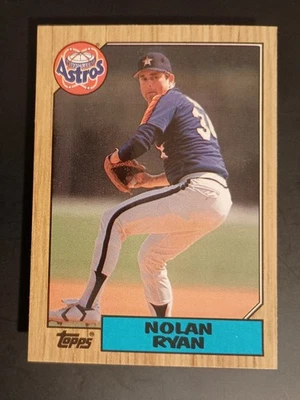 1987 Topps Tiffany Edición Coleccionista Nolan Ryan #757 EX/EX-MT HOF Houston Astro Foto 1 de 2