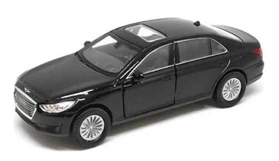 Welly Hyundai Genesis G90 Black 1:34 1:39 Scales 4.5 Inch US IMPORT DUTIES PAID - Image 1 of 4