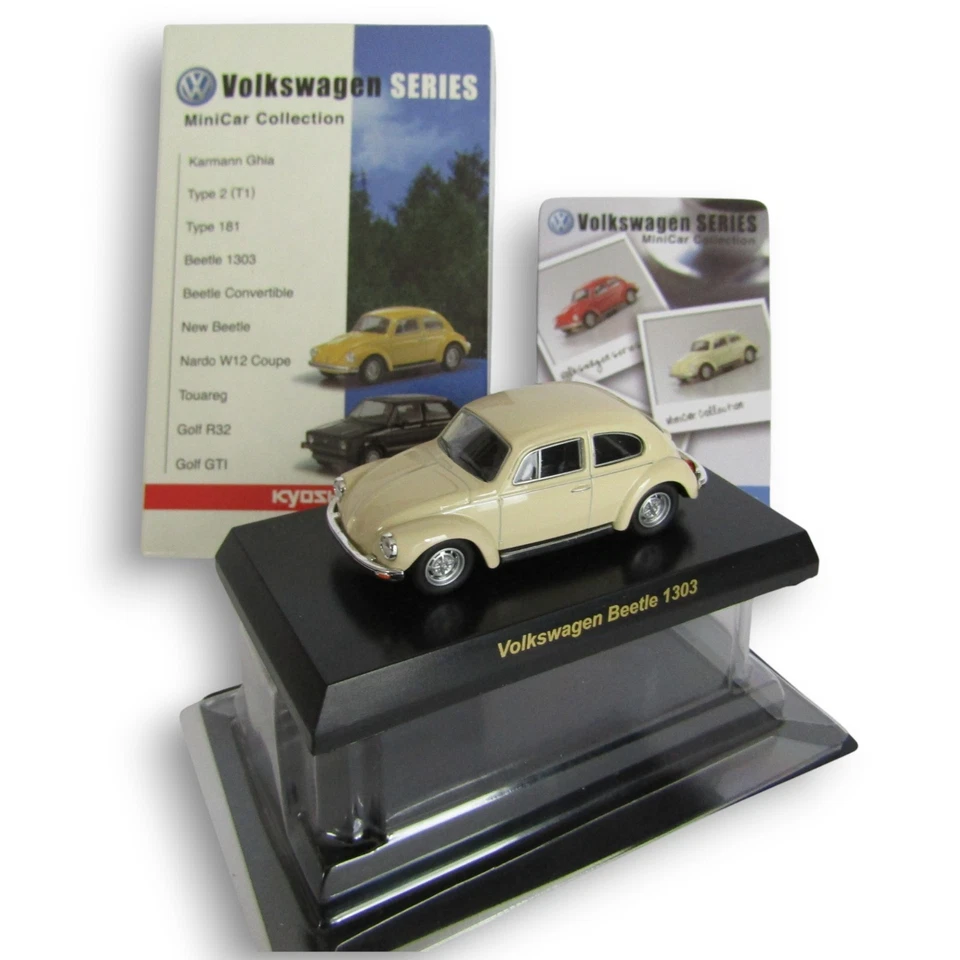 Kyosho 1/64 #0340 Volkswagen Beetle 1303 Cream - Image 1 of 1