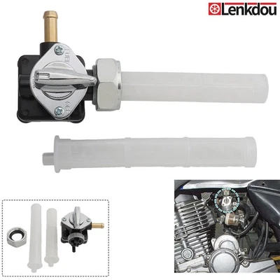 For Harley FLST FXST FLT FXD 1995 1996-2001 Fuel Valve Petcock Male Thread Steel - Image 1 of 4