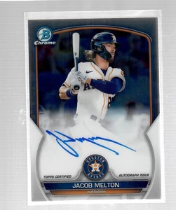 Jacob Melton 2023 Bowman Chrome Auto CPA-JML Houston Astros - Picture 1 of 1