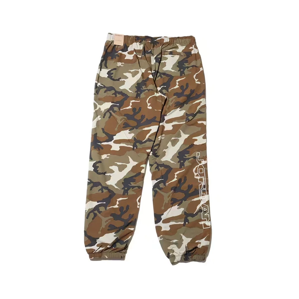 Air Jordan MVP Men's Camo Pants Men's FZ3529-380 Light Olive/Sail SZ XS-3XL - Image 1 of 4
