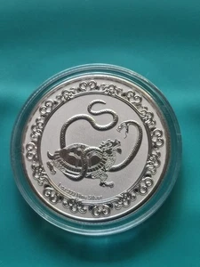 2021 The Black Turtle/Snake Celestial Animals .999 1 oz Silver $2 Coin - Picture 1 of 2
