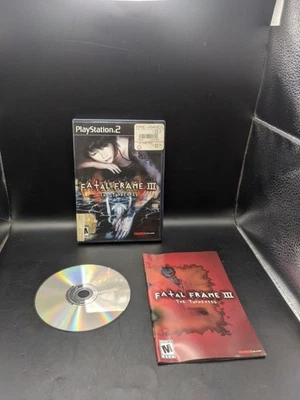 Fatal Frame III 3: The Tormented (PS2, 2005) Complete CIB Manual TESTED - Image 1 of 4