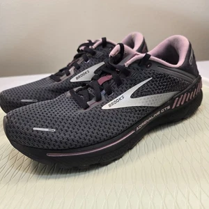 Brooks Adrenaline GTS 22 Laufschuhe Damen 10,5 Pearl Black Pink Schnürschuhe - Bild 1 von 17