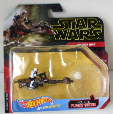 2018 Hot Wheels Star Wars Speeder Bike – Starship Series – New - Image 1 of 3