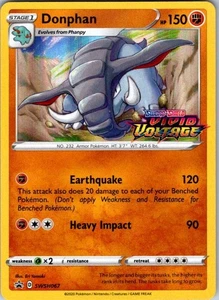 Donphan - (Prerelease) Promo SWSH: Sword & Shield Tarjetas Promocionales SWSH067 CASI NUEVO - Imagen 1 de 2