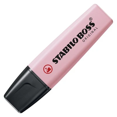Textmarker - STABILO BOSS ORIGINAL Pastel - Einzelstift - rosiges Rouge,  - Bild 1 von 4