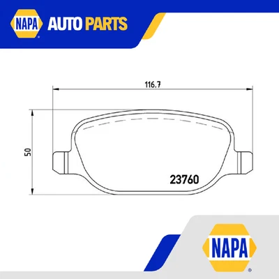 Juego Pastillas Freno Compatible con ALFA ROMEO SPIDER 939 1.8 Traseras 09 a 11 939B1.000 Brembo Nuevo Foto 1 de 4